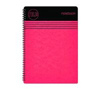 NU: Notebooks - Craze Cloud Range - A5 Red Notebook - Wirebound Notebook - Stationery Notebooks - Ruled Notepad - 110 Pages