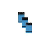 nu: Notebooks - Craze Cloud Range - A7 Blue Notebook - Wirebound Notebook - Stationery Notebooks - Ruled Notepad - 110 Pages - Multipack of 3