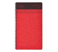 nu: Notebooks - Craze Cloud Range - Things to Do Pad - Wirebound Notebook - Stationery Notebooks - Ruled Notepad- Red - 110 Pages