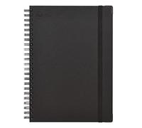 Nu Notebooks - Elite Prestige Range - Wire Journal Notebook - A5 Notebook - Hardback Notebook - Stationery Notebooks - Black Journal - 140 Pages