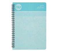 NU Notebooks - Goal Planner - Cloud Pastels Range - A5 Blue Notebook - Daily Journal - 150 Pages (NU004121-FSC)