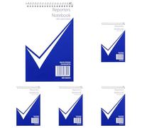 NU Notebooks - Office Range - Reporters Notebook - Wirebound Notebook - Stationery Notebooks - Writing Pad - 80 Pages (Pack of 5)