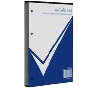 Nu NU002002INNER Office Value A4 320 Page Feint Ruled and Margin Refill Pad (Pack of 5)