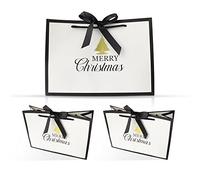 Nu-Nuel Luxury Christmas Bag | Large Merry Christmas Paper Bag with Rope Handle and Ribbon (10)