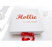 Nu-Nuel Personalised Gift Box | Custom Gift Box with Magnetic lid and Ribbon