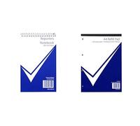 nu: REPORTERS NOTEBOOK & A4 REFIL PAD - FEINT RULED
