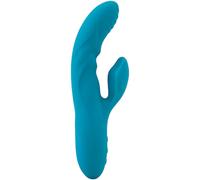 Nu Sensuelle Kiah Warming Rechargeable Rabbit Vibrator Blue