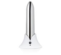 Nu Sensuelle Point 20 Function Super Bullet Vibrator Silver 3.6 Inch