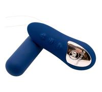 Nu Sensuelle Remote Control Bullet Plus Vibrator Navy Blue
