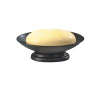 nu steel nusteel Bogart Soap Saver Dish, Bar Holder Tray for Bathroom Counter, Shower, Kitchen Sponges, Scrubbers, Oil Rubbed Bronze, Alloy Steel