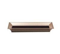 nu steel Selma Steel Storage Organizer Tray for Bathroom Vanity Countertops, Closets, Dressers - Holder for Watch, Earring, Makeup Brush, Reading Glass, Hand Towel - Copper & Oil Rubbed Bronze