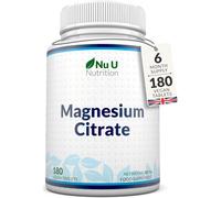 Nu U Nutrition Magnesium Citrate 200mg - for Muscle Function, Energy, & Bone Health Nu U Nutrition Multicolor