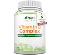 Vitamin B Complex - 180 Vegan Tablets - B1 B2 B3 B5 B6 B12 Biotin & Folic acid