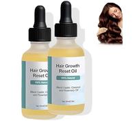 Nu-vis Hair Growth Oil, Hair Growth & Reset Oil, Rosemary Hair Care Essential For All Hair Types (2pcs)