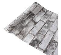 nu wallpaper LONDON BRICK GREY peel & stick wallpaper