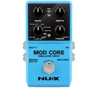 NU-X 173.473UK Mod Core Deluxe mkII Pedal | Guitar Modulation Pedal | Blue