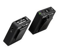 NU-X | B-10 Vlog 2.4GHz Wireless Lavalier Microphone System | Mini Clip-On Mic for Camera, iPhone, Android, DSLR - Bluetooth Cordless Lapel Mic, 30m Range, 4-Hour Battery - Vlogging & Interviews