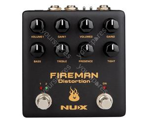 NU-X Fireman Dual Distortion Pedal - NDS-5
