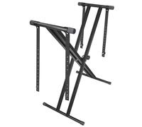 NU-X | NPX-10 Double-X Keyboard Stand | Adjustable, Lightweight & Durable Portable Keyboard Stand with Locking System for Studio, Stage & Home Use | Secure Double-X Music Equipment Stand