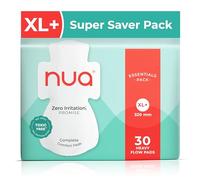 Nua Complete Comfort Sanitary Pads for Women XL+ | Pack of 30 | Heavy Flow Pads | Super Saver | Zero Irritation Promise | Comfortable All-Day Protection | Ultra-Thin | Super Absorbent | No rashes |