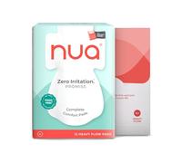 Nua Sanitary Pads for Heavy Flow |with Disposal Cover | Ultra Thin | Extremely Soft and Comfortable | Wider Back Design | Zero Toxins | Rash Free, Pack of 12 Pads for Women (XL)