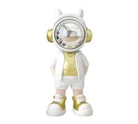NUACOS White,Astronaut Statue Polyresin Sculpture Spaceman Crafts, Living Room, Office, Bookshelf, Tabletop, Bedroom Decor For Men