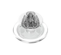 Nuada Celtic Silver Hand Warrior King Line Art PopSockets PopGrip for MagSafe