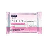 Nuage Micellar Facial Cleansing Wipes - with Aloe Vera, Chamomile & Vitamin E | Removes Waterproof Make-Up, Cleanses & Soothes - For Face, Neck, Eyes and Lips | 100% Biodegradable (2x 20 Wipes)
