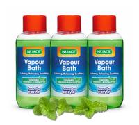 Nuage Breathe Easy Vapour Bath 300ml x 3 Pack - Menthol & Eucalyptus Bath Soak | Relaxing & Soothing Vapobath | Refreshing Vapor Bath for Easy Breathing