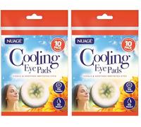 Nuage Cooling Eye Pads - Cools & Soothes Irritated Eyes | Infused with Cucumber & Vitamin E - Refresh & Revive | Suitable for Daily Use - Relax & Pamper (20 Pack)