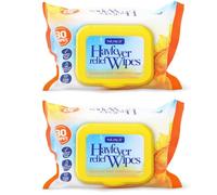 Nuage Hayfever | Allergy Relief Wipes | Natural Remedy for Hay Fever 30 Wipes | Resealable Pack | Suitable for Face and Hands | Pack of 2 (60 Wipes in Total)