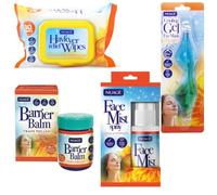 Nuage Hayfever Essential Kit Includes 30 Resealable Relief Wipes, Allergen Barrier Balm, Face Mist Spray & Cooling Gel Eye Mask | Natural Remedy for Hayferver | Suitable for Face and Hands