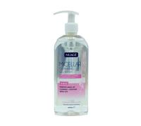 Nuage Micellar Cleansing Gel Wash with Pump - Contains Aloe Vera, Vitamin E & Grape Juice Extract | 3-in-1 Gently Removes Makeup, Cleanses & Soothes | For Face, Eyes & Lips (400ml)