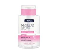 Nuage Micellar Cleansing Water with Aloe Vera, Vitamin E & Chamomile Flower Extract | Gently Removes Makeup, Cleanses, Soothes & Hydrates Skin | For Face, Eyes & Lips (400ml with Pump Dispenser)