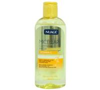 Nuage Micellar Cleansing Water Vitamin C 200ml - Gently Removes Makeup, Cleanses & Hydrates Skin - Brightening Antioxidant Formula with Aloe Vera & Vitamin E - Suitable for All Skin Types - No Rinsing