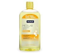 Nuage Micellar Cleansing Water with Vitamin C | Gently Removes Makeup, Cleanses & Hydrates Skin - Brightening Antioxidant Formula with Aloe Vera & Vitamin E | Suitable for All Skin Types (700ml)
