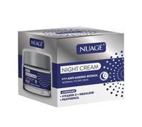Nuage Night Cream 50 ml - Face Moisturiser with Squalane & Panthenol - Rich Non-Greasy Hydrating Cream for Normal to Dry Skin - Overnight Nourishment & Care