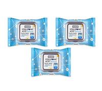 Nuage Nuagé Hyaluronic Acid & Chamomile Face Wipes - 3 Pack (Total 90 Wipes) for Cleansing, Moisturizing, Exfoliating & Brightening All Skin Types