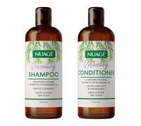 Nuage Rosemary Shampoo and Conditioner Set, 400ml Each, Contains Natural Extracts of Rosemary Oil, Gentle Cleansing, Soothes Dry Scalp