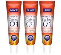 Nuage Under Eye Cooling Gel - Ideal for Puffy Eyes, Hayfever & Allergies | Hydrates & Infused with Vitamin E (15ml) Pack of 3