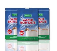 Nuage Vapour Bath Salts 450g Pack of 3 - Total of 1.35kg of Breathe Easy Relaxing Bath Salts Muscle Soak or Cold Relief with Menthol & Eucalyptus
