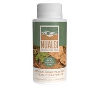Nualgi Pond Care Natural Pond Cleaner, 60ml, Clarifier for Fish Ponds, Safe for All Aquatic Life Including Koi, Pond Water Clarifier Treats Up to 60,000 Gallons