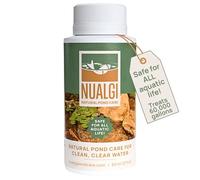 Nualgi Pond Care Natural Pond Cleaner, 60ml, Clarifier for Fish Ponds, Safe for All Aquatic Life Including Koi, Pond Water Clarifier Treats Up to 60,000 Gallons