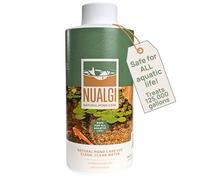 Nualgi Pond Care Treats 125,000 Gallons: Natural Pond Cleaner & Water Clarifier | Eco-Friendly Choice for Koi Fish Ponds | 100% Safe for All Aquatic Life | 125ml