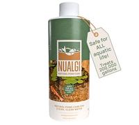 Nualgi Pond Care Treats 250,000 Gallons: Natural Pond Cleaner & Water Clarifier | Eco-Friendly Choice for Koi Fish Ponds | 100% Safe for All Aquatic Life | 250ml