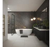 Nuance By Bushboard Bathroom & Wet Room Decorative Panel Board - Basalt 2420 X 600 X 10mm T&g