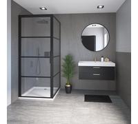 Nuance By Bushboard Bathroom & Wet Room Decorative Panel Board - Natural Grey Stone 2420 X 160 X 10mm Pf