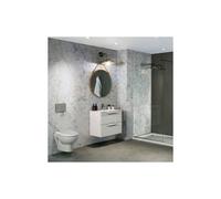 Nuance By Bushboard Turin Marble Bushboard Nuance Wall Panels - Available In Different Sizes Wall Paneling Size: Feature Panel 2420mm x 580mm