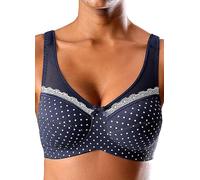 Nuance Polka Dot Support Bra Blue