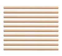 Nuanchu 12 Pcs Unfinished 3D Decorative Wood Trim Molding 15.75inch Decorative Wood Molding Cute DIY Trim for Home Wall Cabinet Shelf Window Door(Cylinder,20mm)